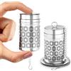 Infusore per Tisane Acciaio Inox - 3 × 5,6 Cm Mini Infusore Tè a Maglia Extra Fi