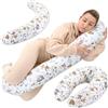 Does not apply Cuscino Allattamento E Gravidanza 140Cm - Guanciale Laterale Corpo per Dormire S