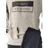 marina yachting pigiama da uomo in caldo cotone per inverno freddo leggero