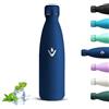 Grsta Borraccia Termica, Borraccia 500ml Senza BPA, Borracce Termiche a Prova di Perdite, Isolato Sottovuoto, Riutilizzabile Bottiglia Termica, Borraccie Acciaio Inox per Lavoro, Campeggio, Esterni