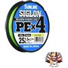 SUNLINE NUOVO Sunline Sigron PE x 4 #1,5/25 libbre verde chiaro