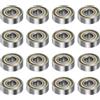 uxcell 16pz 608ZZ Profondo Scanalatura Sfera Cuscinetti 8mm x 22mm x 7mm