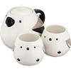 Sun Art Set teiera e tazza da tè Sun Art Cute Tableware Shimaenaga 600 ml/180 ml SAN3292