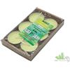 144 CERO CANDELA ALLA CITRONELLA TEALIGHT MAXI 6xH2,5CM PER ESTERNO ZANZARE