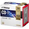 Victor One-Time Recording Music CD-R AR80FP20J1 (48x/20 dischi, 80 minuti) bi...