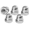 cyclingcolors 5x Dado Cieco Esagonale a Calotta in Acciaio Inossidabile A2 DIN 1587 Dadi Ciechi per Viti Bulloni di Bloccaggio con Filettatura Metrica, M20
