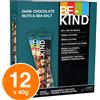 Be-Kind Barrette Energetiche Cioccolato Fondente Frutta Secca Sale Marino 12 40g
