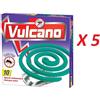 VULCANO Spirali antizanzare 50 pezzi zampironi VULCANO EXTRA anti zanzara 5 confezioni