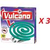 VULCANO Spirali antizanzare 30 pezzi zampironi VULCANO EXTRA anti zanzara 3 confezioni
