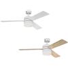 Westinghouse Ventilatore Con LED Luce e Telecomando Alta Vista Bianco & Acero 122 CM
