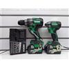 HiKOKI COMBO PACK DV18DC + WH18DC HIKOKI BRUSHLESS 2 BATTERIE MULTIVOLT VALIGETTA
