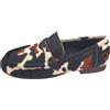 Bibilou 661z91 mocassino pelo cavallino animalizzato fondo gomma 5/6