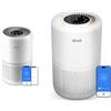 LEVOIT Smart Purificatore d'Aria per Allergie e Asma, Filtro HEPA, Guarda la Qualità dell'Aria &Auto & Purificatore d'Aria Smart con Filtro HEPA