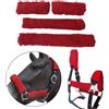 4 Pezzi Coperture per Cavezza Tubi Protettivi Imbottiture Morbide in Peluche per