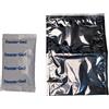 PARODI & PARODI - Kit Ghiaccio Gel Riutilizzabile e Sacchetto Termico per Alimenti Lavabile 20x25 - Set Gelo Borsa Termica Piccola Busta in Alluminio per Medicinali e Cibi Freschi e Bustina Ghiacciolo