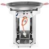 HENDI Fornello a gas propano Fiesta 800 con padella per paella ⌀800mm | Acciaio inox, 7kW, 800x800x(H)900mm, consumo 489g/h, per bombole da 5 o 11kg