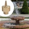 Ugello per fontana in ottone, testina di irrigazione universale, ugello per