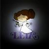 3D LIGHT FX Star Wars Leia 3d Light Fx Mini Lampada 3d Light Fx