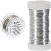 RAYHER HOBBY RAYHER Filo per modellazione in Acciaio Inox, ø 0,5 mm & Rayher 2400121 Filo Metallico per Fiori, Diametro 0.35 mm, Bobina Da 100 m