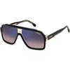 Carrera Occhiali da Sole 1053/S 60 0WM/A8 Nero/Marrone Grigio Fumo Sfumato