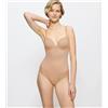 Triumph BODY TRIUMPH CON TIULLE TRUE SHAPE SENSATION BSWP NUDO E NERO coppe B C D