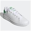 Adidas Stan Smith Scarpe Uomo Sneakers Pelle Leather Classic Tennis Bianco Verde