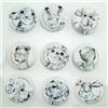 Swarovski lotto di 9 spille legate alla collezione lovelots animali Rare