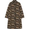 PERSONA by Marina Rinaldi Cappotto Animalier Beige Nero Jersey Jacquard ACINO