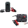 Schumacher Electric - Kit Essenziale: avviatore SBX504 + caricabatterie SPX457 per batterie auto e moto - avviatore 1000A al litio con powerbank, lampada LED + caricabatterie intelligente 1A 6/12V
