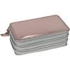Eberhard Faber 577423 - Astuccio per alunni Triple Decker glitter in oro rosa con 3 cerniere, astuccio con 36 utensili per scrivere e disegnare, per la scuola dell'infanzia e la scuola