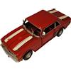 DynaSun Auto 1804D-713 Rosso da corsa 25 cm Modello automobile metallo vintage