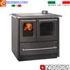 Nordica Stufa a Legna Cucina a Legna NORDICA con Forno 7.5 Kw SOVRANA EASY 2.0 Antracite