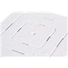 CASTELMERLINO 127.04 Pedana Doccia Colore Bianco Avana in Compensato Marino di Okumè cm 60 x 60 per Piatti Doccia cm 80 x 80