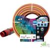 50 MT ROTOLO TUBO MAGLIATO 6 STRATI IRRIGAZIONE GIARDINO ORTO FITT NTS RED 1"