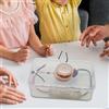 Esperimento sull'elettricità di elettricità con scatola di immagazzinaggio