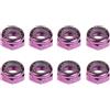 8pcs Pack Durable Skateboard Longboard Trucks Wheels Sostituzione Dadi 'asse