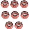 8pcs Pack Durable Skateboard Longboard Trucks Wheels Sostituzione Dadi 'asse