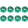 8pcs Pack Durable Skateboard Longboard Trucks Wheels Sostituzione Dadi 'asse