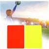 Set di Carte per Arbitri di Calcio Cartellino Rosso E Cartellino Giallo