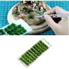 40 PCS Misto Cespuglio Alberi Gruppi di Vegetazione In Miniatura Arbusti