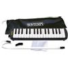 Bontempi 33 3250 - Diamonica 32 note con voci in metallo, Strumento a fiato, Borsa in dotazione, Nero/Bianco