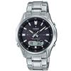Casio Orologio solare Casio Liniage serie LCW-M100 indice nero/barra acciaio inossi...
