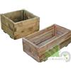 Senza marca,generico FIORIERA CASSETTA PORTA VASO FIORI PIANTE ESTERNO LEGNO IMPREGNATO 40x40xH26