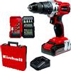 Einhell Trapano avvitatore a percussione a batteria 18V 2,5Ah Einhell TE-CD 18/2 LI-KIT