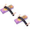 Fom Spalliera per violino 4/4 3/4 tipo kun regolabile Shoulder ME-044 Set da 2
