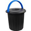 GIO'STYLE GioStyle Pattumiera Ecosolution 16 | Capacità 16 L | Blu | Dotata di Manico | Ideale per Raccolta Differenziata | Made in Italy