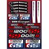 Senza marchio BMW R1200 GS Adventure Motorrad Adesivi Qualità Moto Decalcomania Set R1200GS