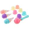 Set di cucchiaini per gelato in plastica per dolci, casa per bambini, gioco di