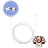 Gourmandise NUOVO caricatore wireless compatibile Gourmandies PEANUTS Snoopy MagSafe Olaf