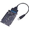 Adattatore da mSATA a SATA NGFF Cavo da USB a SATA Convertitore standard